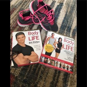 BODY FOR LIFE books, both hardback